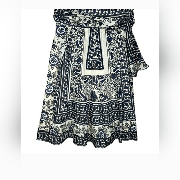 ANNA SUI Shadow Vine Border Print Dress Spring 2007 Runway Show Size 4 - Picture 3 of 6